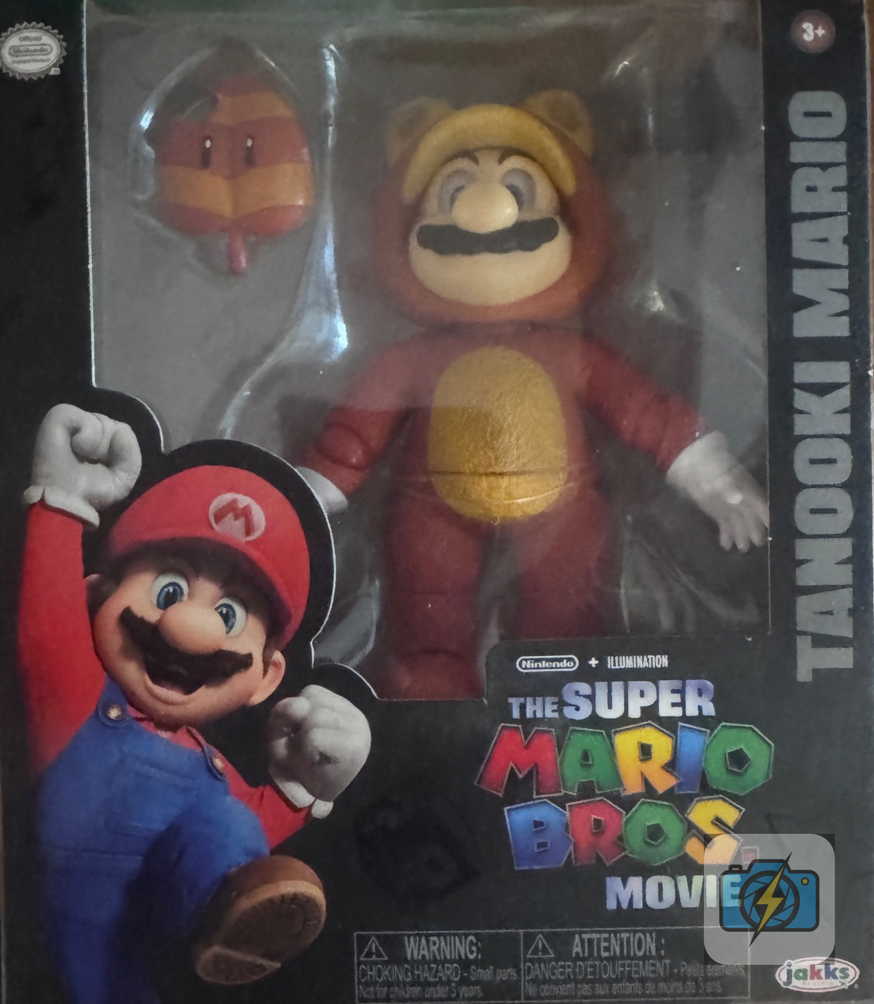 Jakks Pacific, The Super Mario Bros. Movie, Tanooki Mario, 5-Inch Action Figure