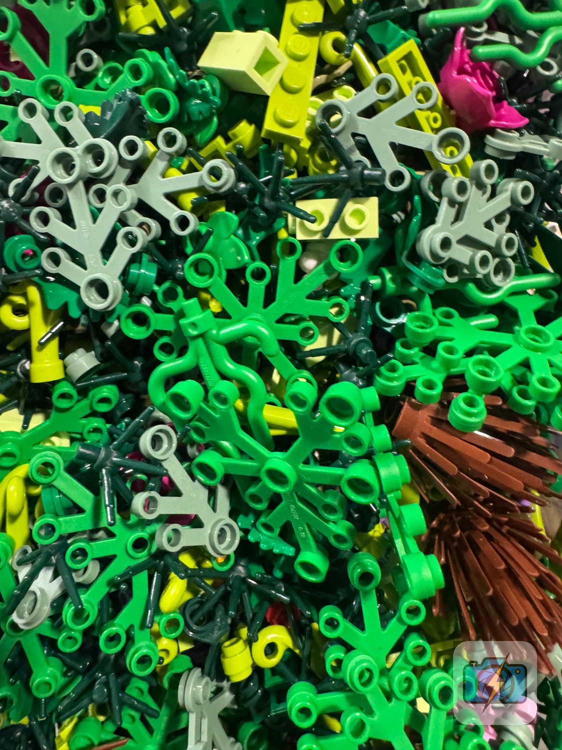 LEGO, Bulk Loose Parts, Nature/Plant Themed Mixed Lot