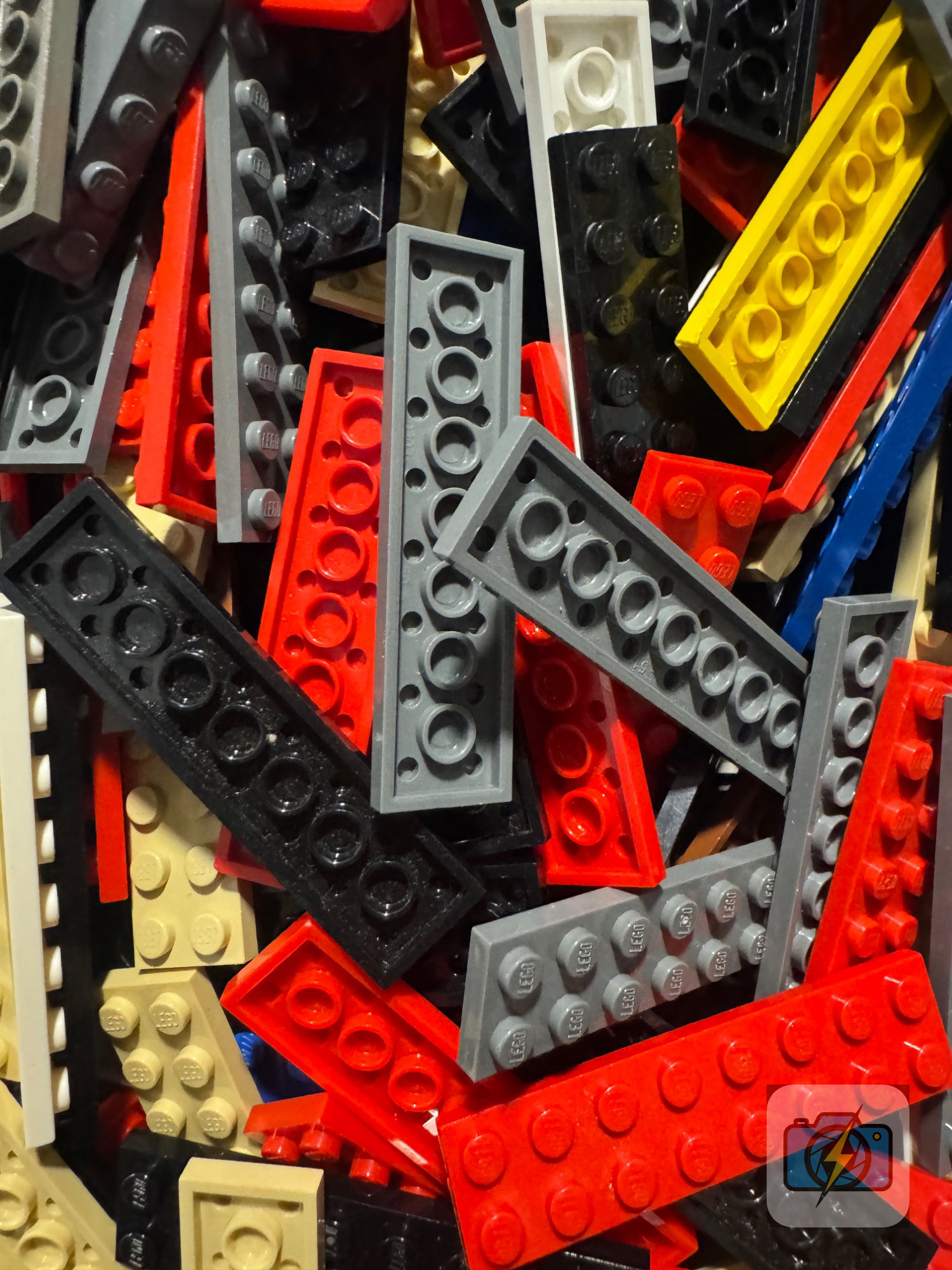 LEGO, Bulk Loose Bricks & Plates Mixed Lot (Assorted Colors)