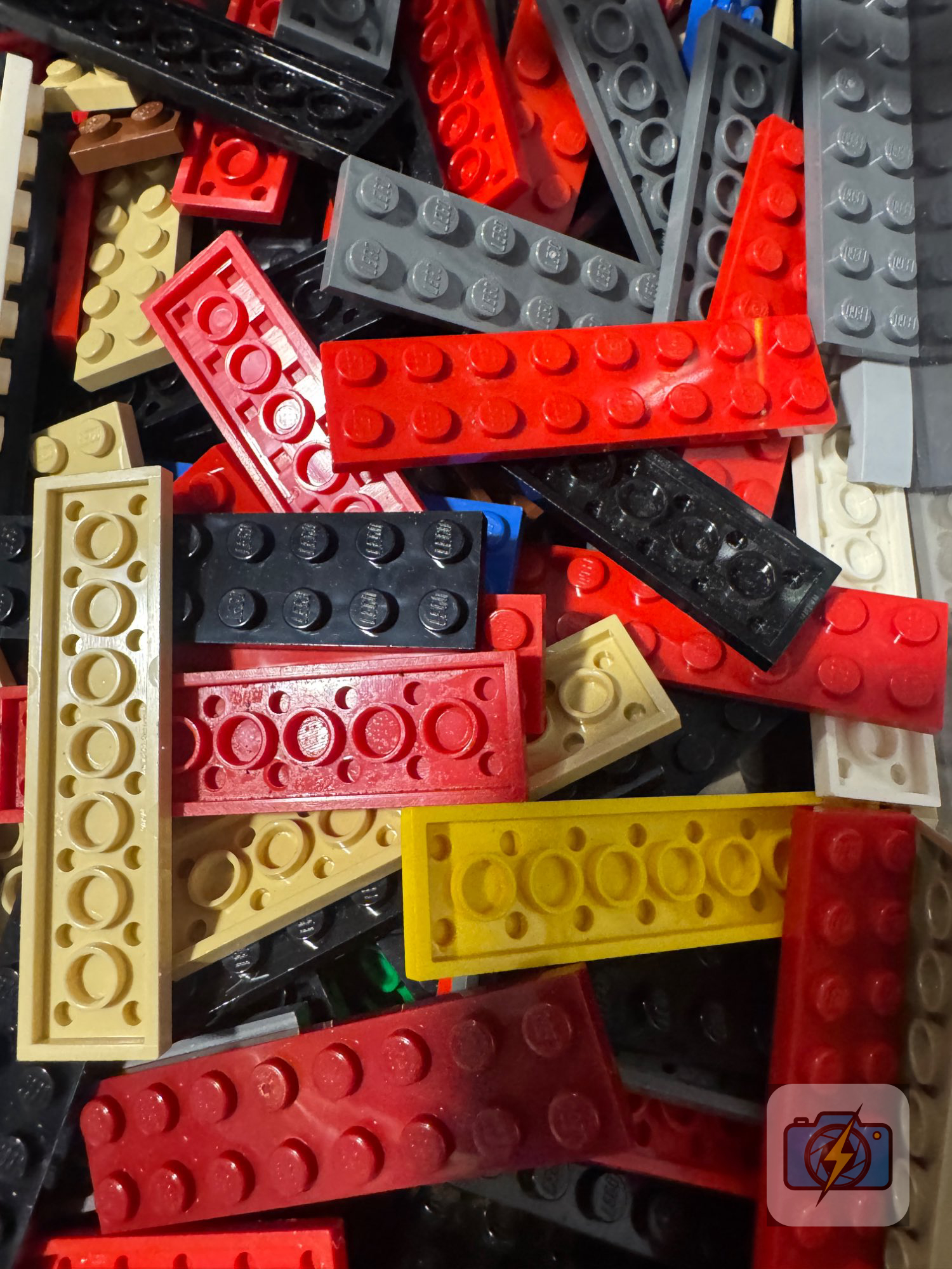 LEGO, Bulk Loose Bricks and Plates, Mixed Colors Assortment