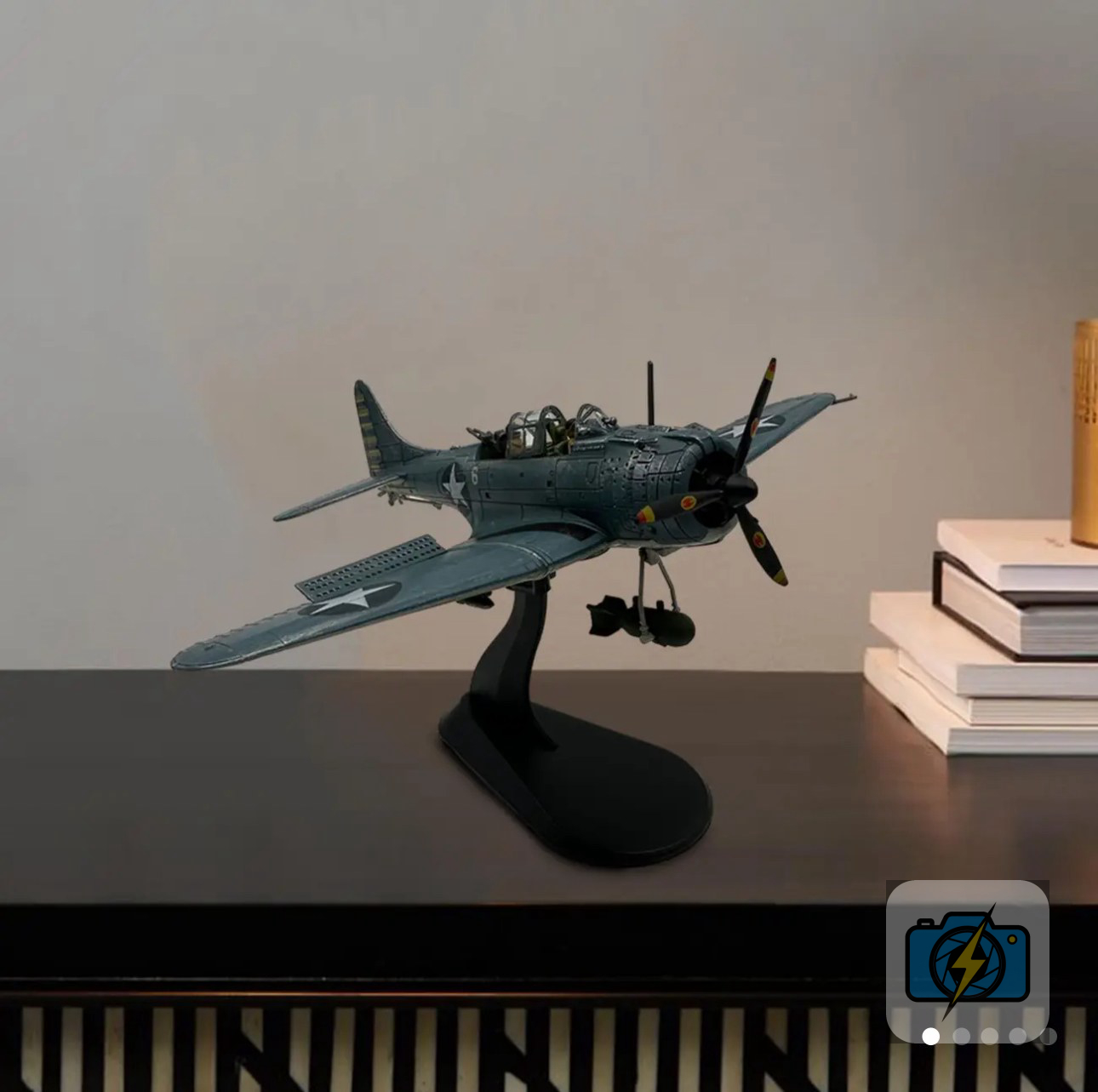 Altaya/DeAgostini, WWII Military Aviation Series, Douglas SBD Dauntless Die-Cast Model, 1:72 Scale, Battle of Midway Edition